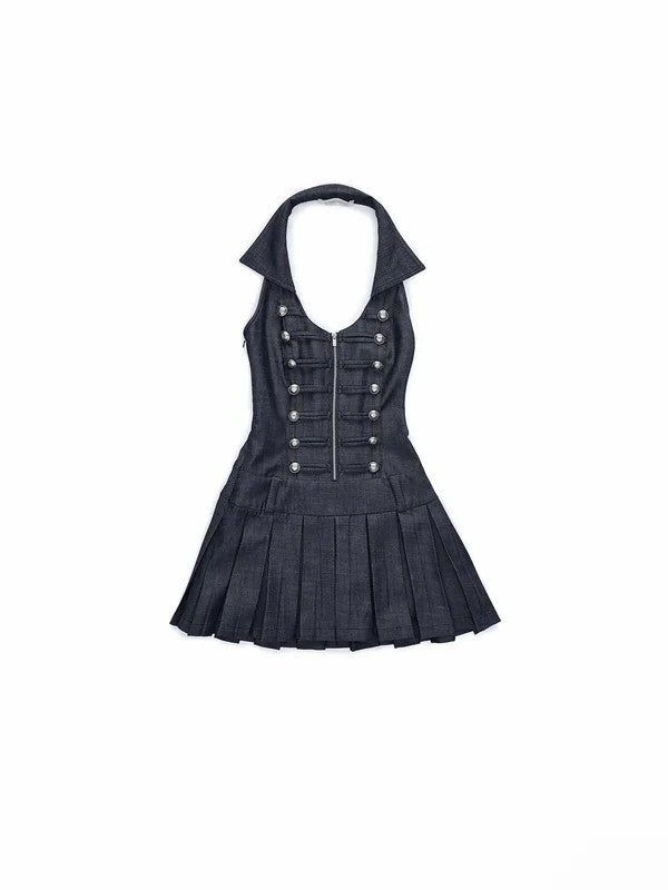 Damen Military-inspirierte Kleid R&B