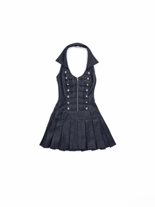 Damen Military-inspirierte Kleid R&B