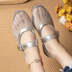 Damen elegante Ballerinas mit Netzdesign R&B