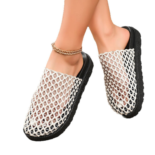 Damen Clogs mit modernem Netzdesign und rutschfester Sohle R&B