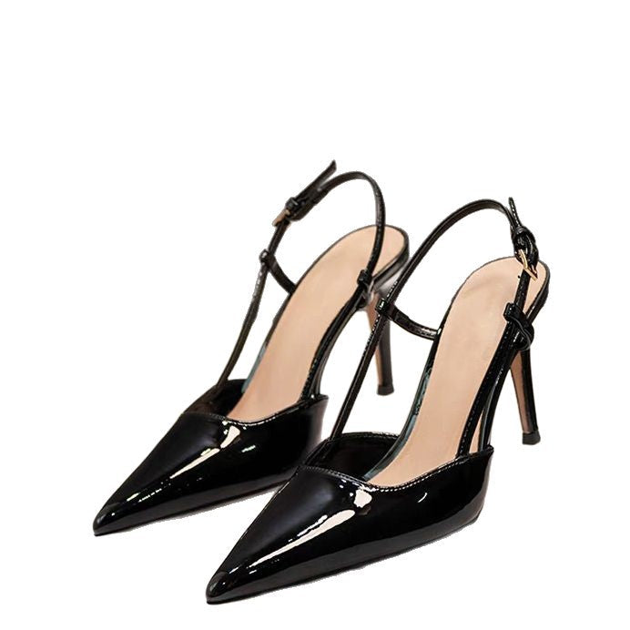 Damen Slingback Pumps mit spitzem Zehenbereich und elegantem Riemchen R&B