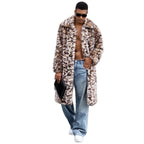 Herren Modischer Kunstfellmantel mit aufregendem Tierdesign R&B