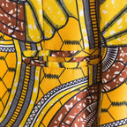 Damen Blazer mit auffälligem afrikanischen Muster und modernem Schnitt