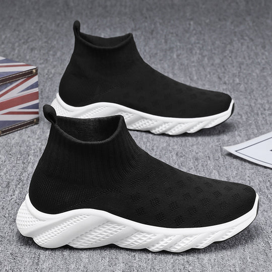 Damen Strick-Sneaker mit rutschfester Sohle und atmungsaktivem Obermaterial R&B