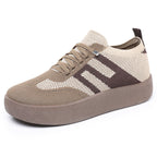 Damen Bequeme und atmungsaktive Sneakers mit Plateau von R&B