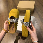 Damen Komfortable Clogs mit modischem Riemendesign R&B