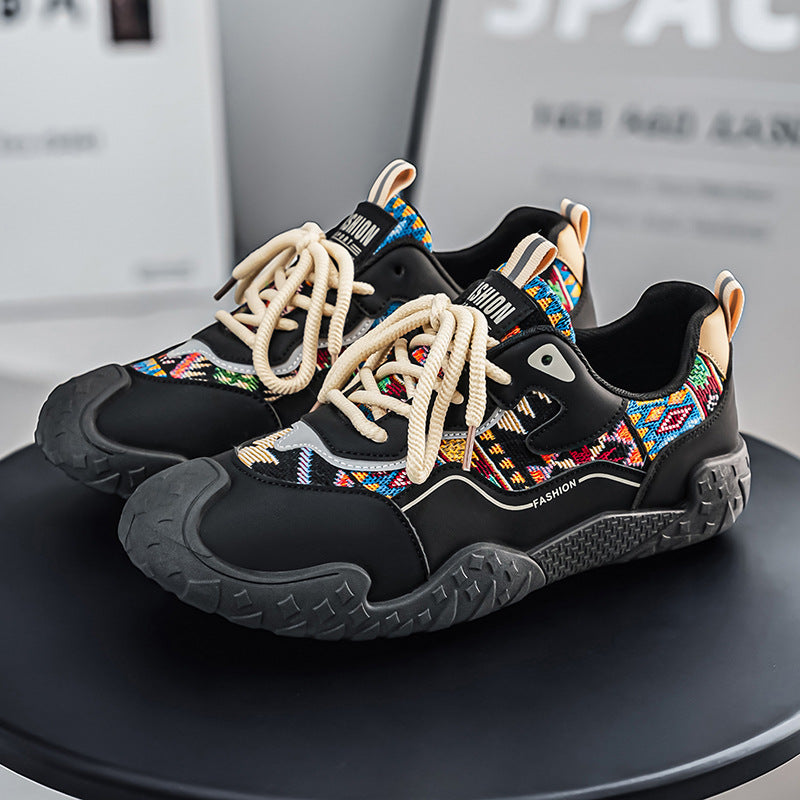 Damen sportliche Sneakers mit stylischem Grafikdesign und ergonomischer Dämpfungstechnologie R&B