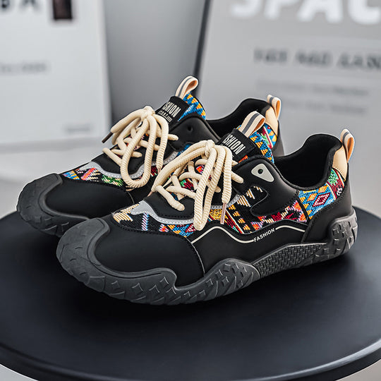Damen sportliche Sneakers mit stylischem Grafikdesign und ergonomischer Dämpfungstechnologie R&B