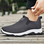 Damen Sportliche Slip-On Sneakers mit flexiblem Design und atmungsaktiver Oberflächenstruktur R&B
