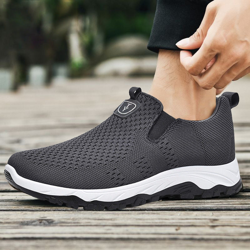 Damen Sportliche Slip-On Sneakers mit flexiblem Design und atmungsaktiver Oberflächenstruktur R&B
