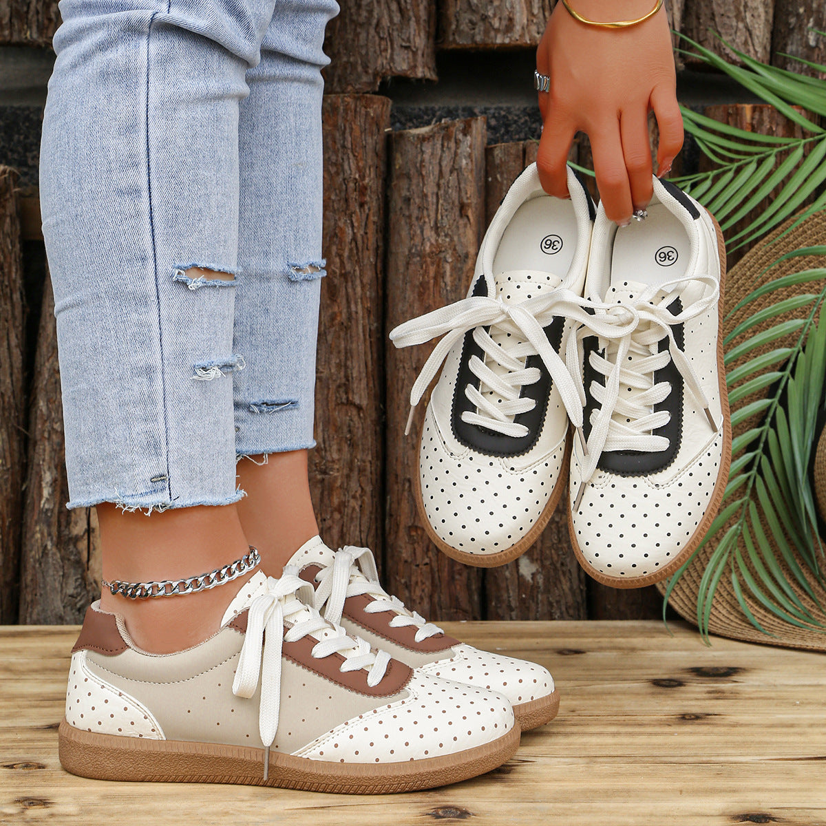 Damen modische Sneakers R&B