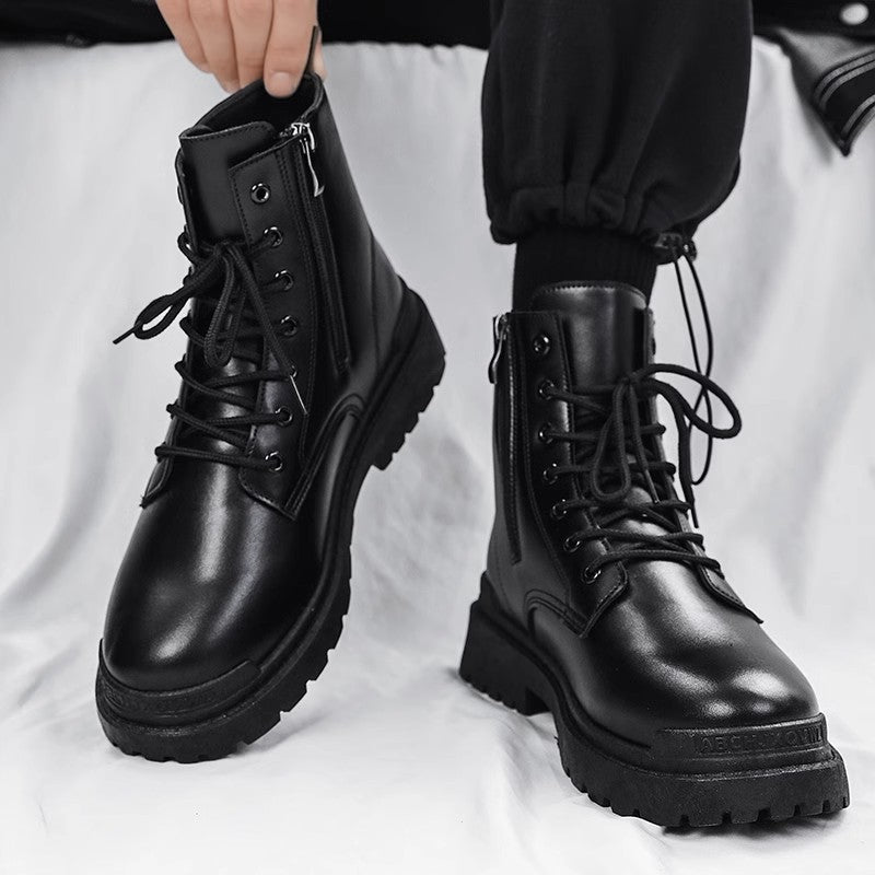 Damen robuste Stiefel mit rutschfester Sohle und modischem Design