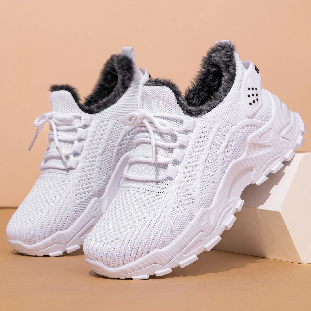 Damen Sportliche Sneaker mit kuscheligem Warmfutter und rutschfester Sohle R&B