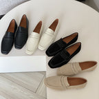Damen Mokassins aus hochwertigem Wildleder mit eleganter Naht