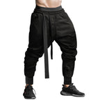 Herren Modische Freizeithose mit elastischem Bund und stylischem Kordelzug R&B