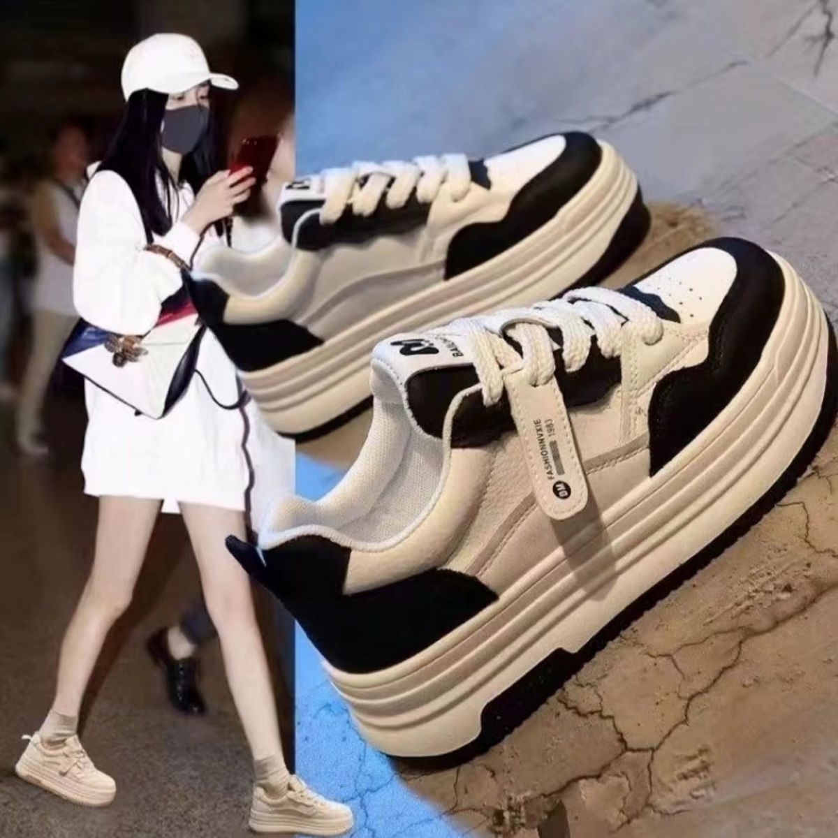 Damen Chunky Sneaker mit hohem Komfort und modischem Design