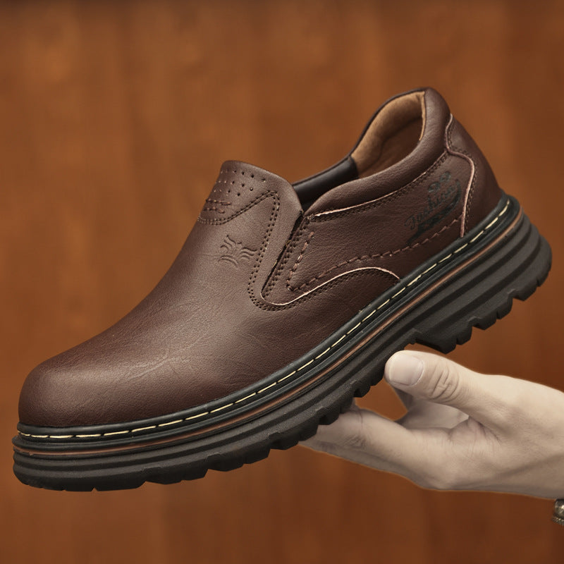 Herren Elegante Slip-On Schuhe aus hochwertigem Leder mit komfortabler Sohle R&B