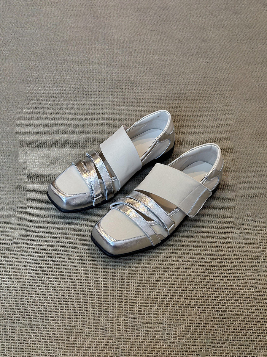 Damen bequeme Slipper mit modernem Riemendesign R&B