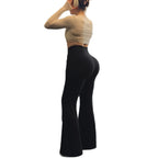 Damen Hoch sitzende Yoga-Hosen mit Ellbogen-Design und Figur formender Passform R&B