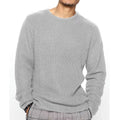 Herren Strukturierter Pullover mit Rundhalsausschnitt R&B