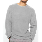 Herren Strukturierter Pullover mit Rundhalsausschnitt R&B
