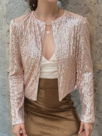 Damen Paillettenjacke Im Modernen Schnitt R&B