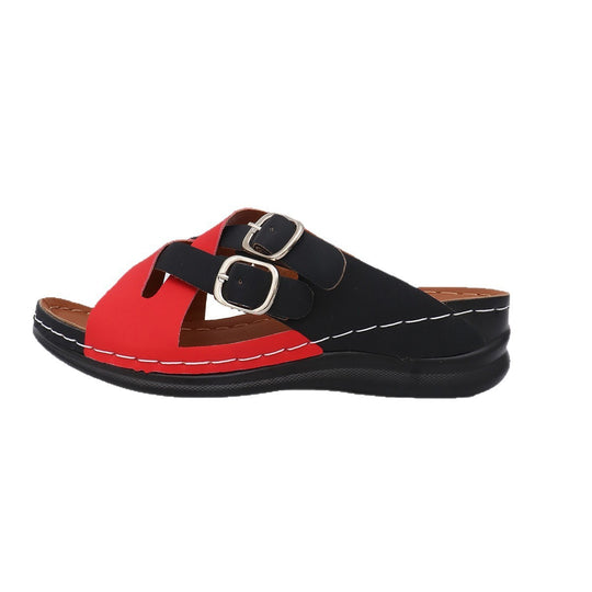 Damenkomfortabel Clogs mit verstellbaren Schnallen und ergonomischer Fußbettgestaltung R&B