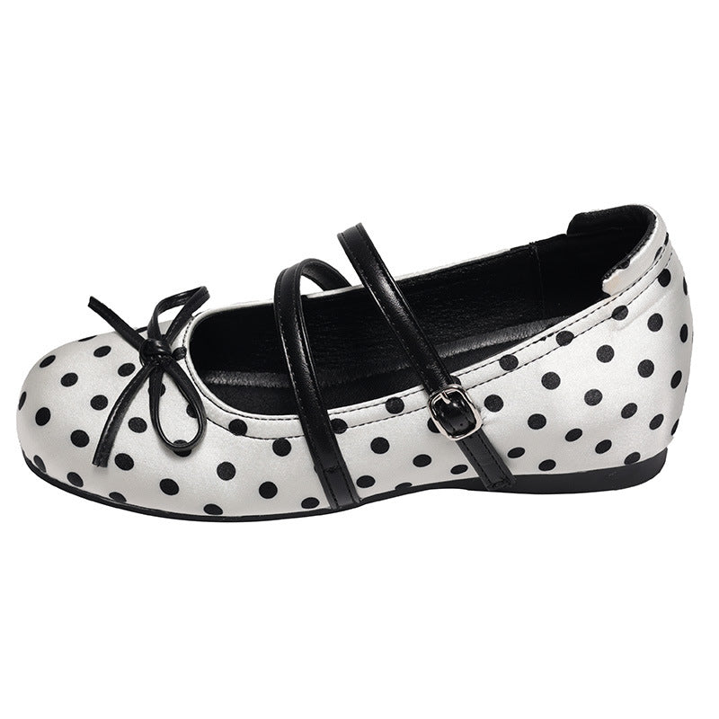 Damen Ballerinas mit komfortablem Fußbett und dekorativem Riemen R&B