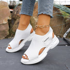 Damen Sportliche Sandalen mit atmungsaktiver Textiloberfläche und rutschfester Sohle