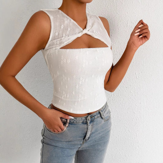 Damen Elegantes und innovatives Crop-Top R&B