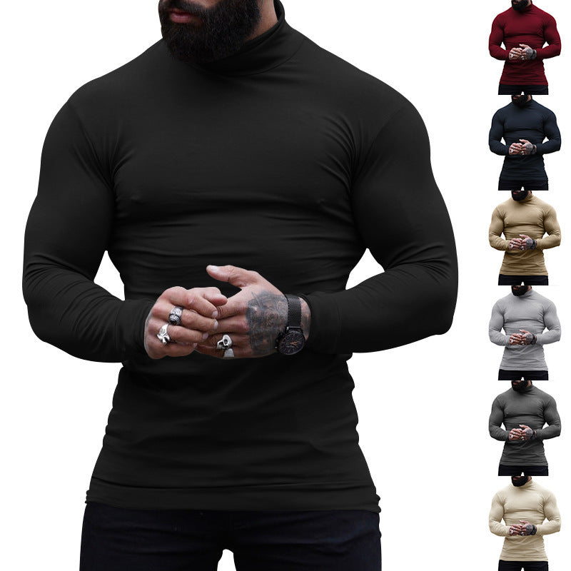 Herren Hochwertiger Stehkragenpullover aus weichem Material R&B