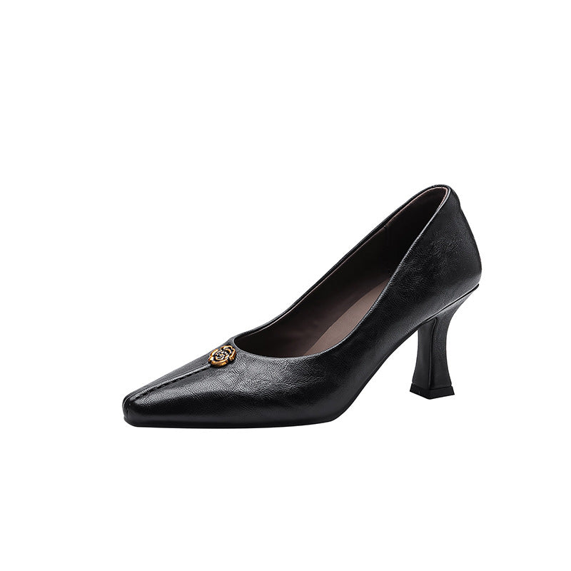 Damen Elegante spitze Pumps mit dekorativem Detail R&B