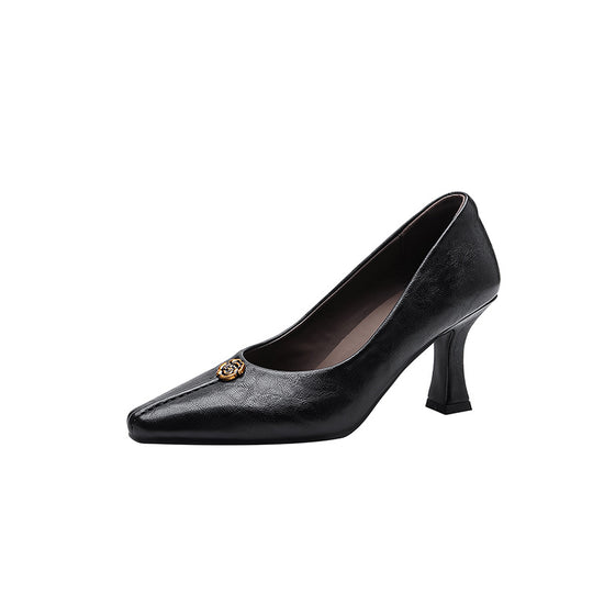 Damen Elegante spitze Pumps mit dekorativem Detail R&B