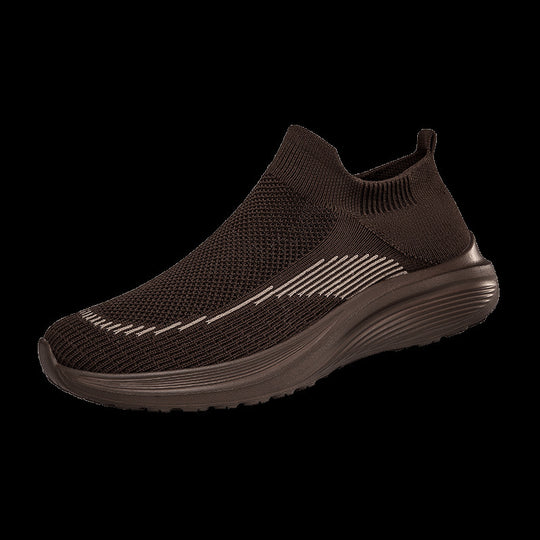 Damen Atmungsaktive Sport Sneakers mit flexiblem Strick-Obermaterial R&B