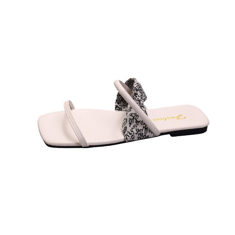 Damen modische Riemensandalen mit elegantem Knöchelriemen und gestalteter Schnürung R&B