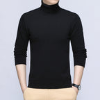 Herren Rollkragenpullover aus hochwertiger, atmungsaktiver Baumwolle R&B