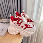 Damen modische Plateau-Sneaker