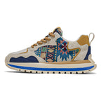 Damen Modische Sneakers mit vielfältigem Ethno-Muster und strapazierfähiger Sohle