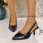 Damen Slingback-Pumps mit elegantem spitzen Design und komfortablem Absatz R&B