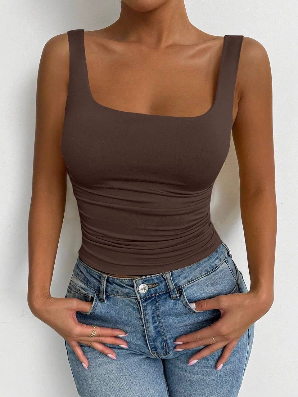 Damen Figurbetontes Top R&B