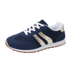 Damen Sportliche Sneakers mit modischen Metallic-Akzenten R&B