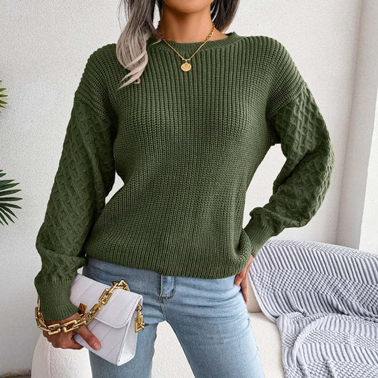 R&B | Einfarbige Strickpullover