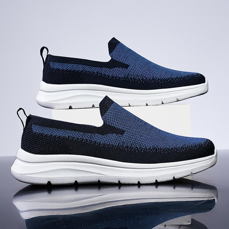 Damen Bequeme Slip-On Sneakers mit strukturierter Konstruktionsart