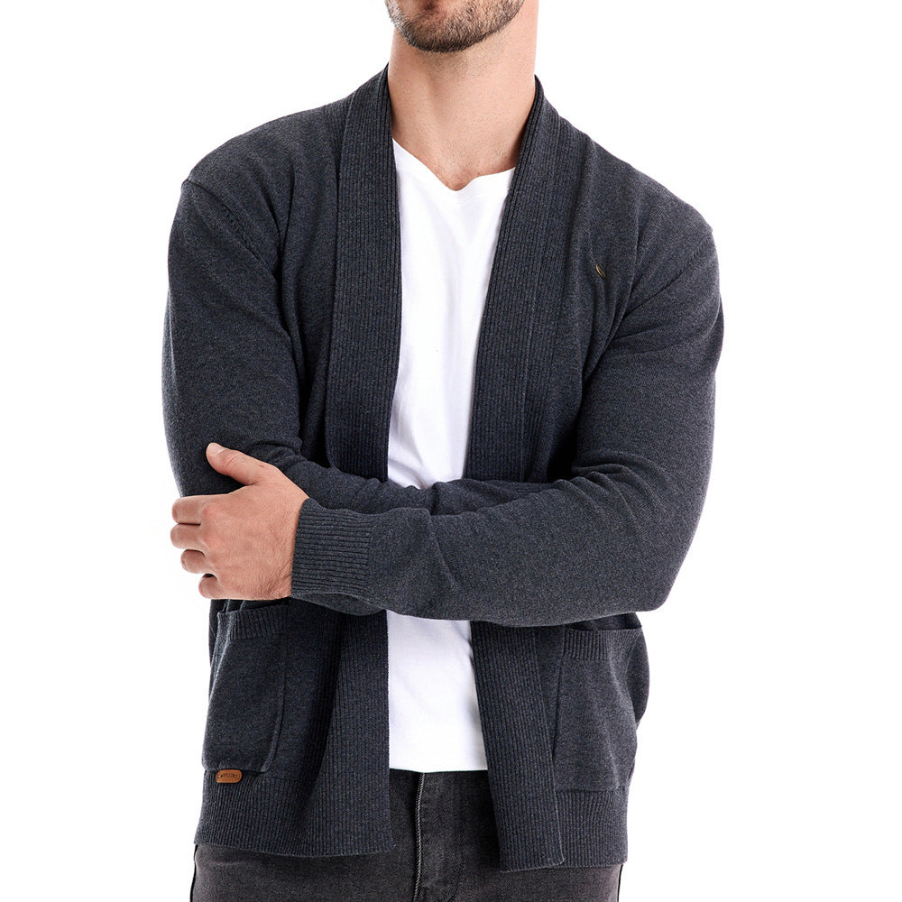 Herren lässiger V-Ausschnitt Cardiagan