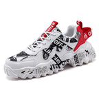 Damen Sportliche Sneaker mit einzigartigem Print-Design R&B