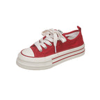 Damen Sportliche Sneakers mit robuster Sohle und atmungsaktivem Canvas von