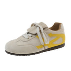 Damen Sneakers mit elegantem Veloursleder und einzigartigem Schnürsystem R&B