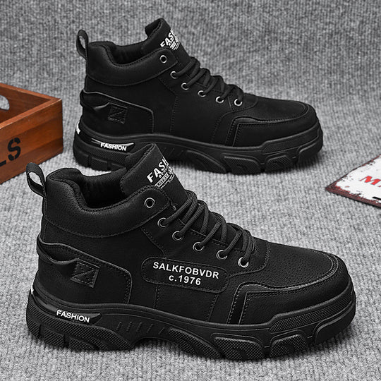 Herren hochgeschnittene modische Sneakers mit rutschfester Sohle und atmungsaktivem Obermaterial R&B