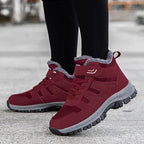 Damen Winterstiefel mit praktischem Klettverschluss und isolierender Innensohle R&B
