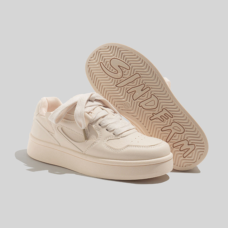 Damen Modische Plataforma Sneakers mit weicher Dämpfung